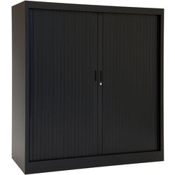 Roldeurkast chs135120 zwart 120 x 45 x 135 cm