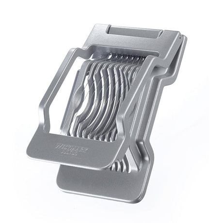 Krajarka do jajek Westmark do plastrów okrągłych i owalnych, indywidualnie napinane druty tnące ze stali nierdzewnej, aluminium, stal nierdzewna, justus, szary, 10402260