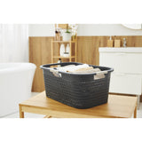 Kosz na pranie Rotho country 40l, antracyt