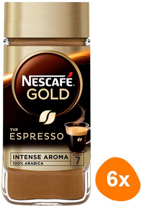 Kawa rozpuszczalna Nescafé gold espresso - 6 dzbanków x 100g