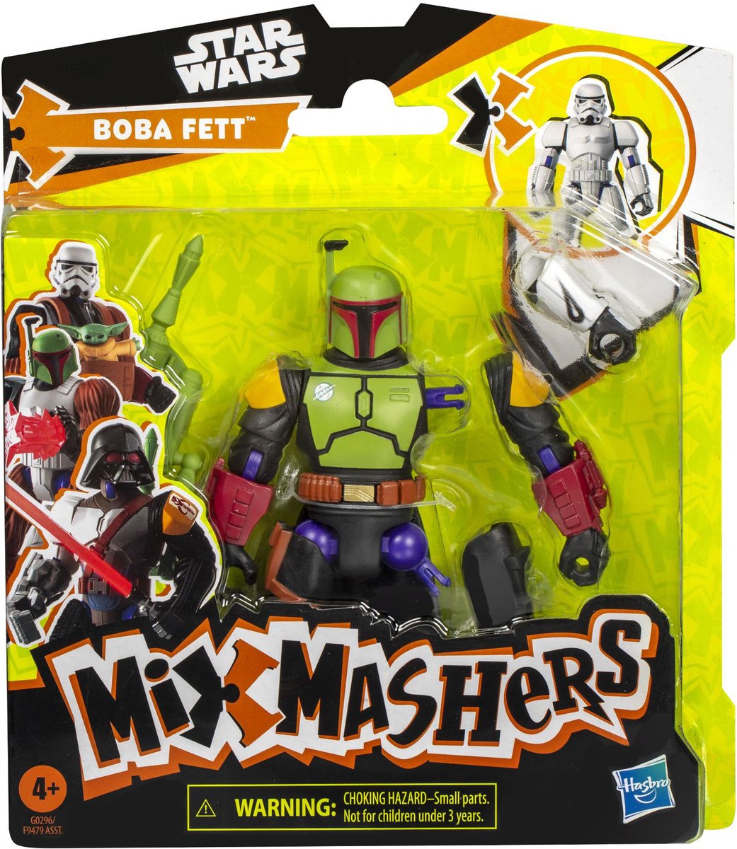 Figurka Hasbro Boba Fett z Gwiezdnych Wojen - figurka zabawkowa Mixmashers.