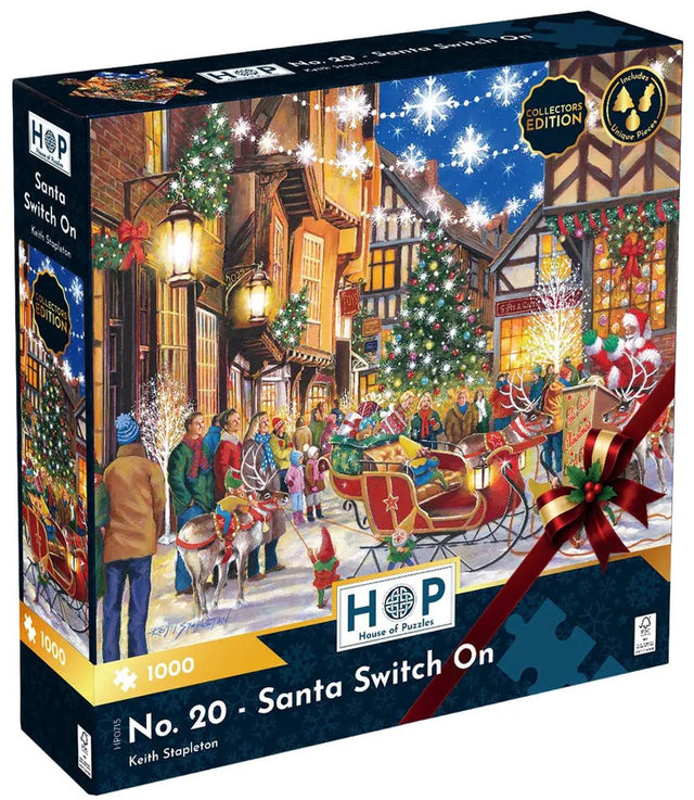 Dom puzzli Świąteczne puzzle Świętego Mikołaja na 1000 elementów.