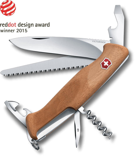 Nóż szwajcarski Victorinox Ranger Wood 55 - 10 funkcji - drewno