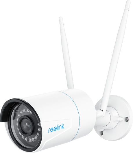 Zewnętrzna kamera bezpieczeństwa Reolink 5 MP, WiFi 2,4 5 GHz, wykrywanie ludzi, pojazdów, zwierząt, noktowizor do 30 metrów