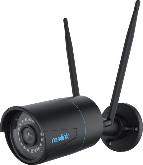 Reolink W320-B - Zewnętrzna kamera bezpieczeństwa 5 MP, WiFi 2,4 5 GHz, wykrywanie ludzi, pojazdów, zwierząt, noktowizor do 30 metrów