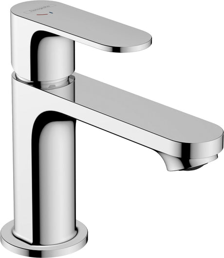 Hansgrohe rebris s - bateria umywalkowa - obsługa jednouchwytowa - zimny start oszczędność energii - bez odpadu - rozmiar 80 mm - chrom