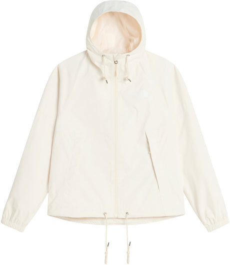 The north face w antora rain hoodie dames outdoorjas - white dune
