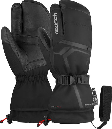 Rękawiczki zimowe Reusch Down Spirit GTX lobster unisex - srebrne