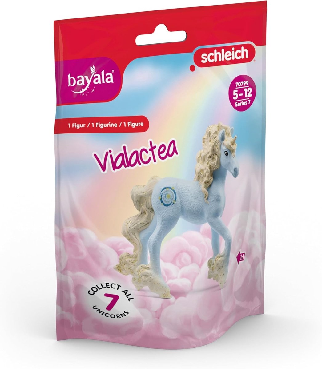 Kolekcjonerska vialactea jednorożca Schleich Bayala - zabawkowa figurka jednorożca.