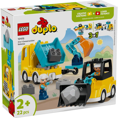 LEGO Duplo Town 10475 Pojazdy budowlane 3w1