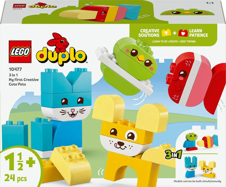 Lego Duplo 10477 3 w 1 Moje pierwsze kreatywne zwierzaki