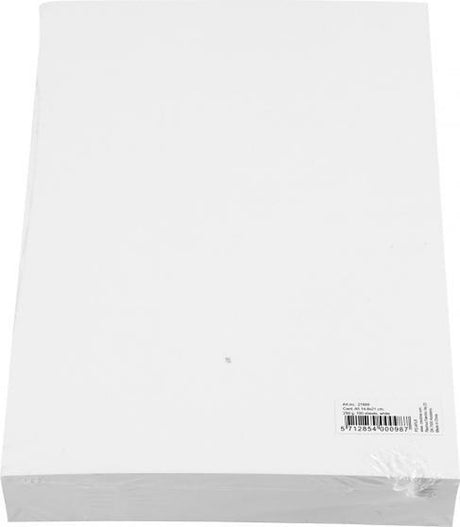 Tektura firmowa Creativ - tektura hobbystyczna - biała - majsterkowanie - tworzenie kartek - a5 - 14,8x21cm - 250 gramów - creotime - 100 arkuszy