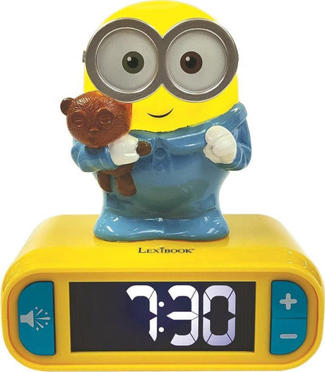 Bob z budzikiem Minionki | lampka nocna | -dzwonki