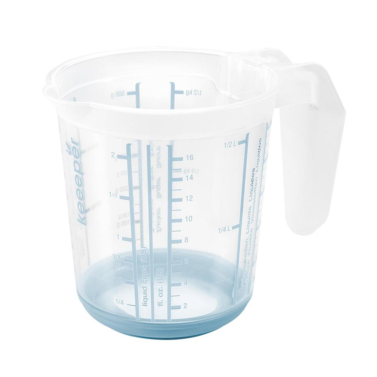 Plastikowa miarka Keeper antypoślizgowa 0,5l ã˜10,5x11,5cm nordic blue
