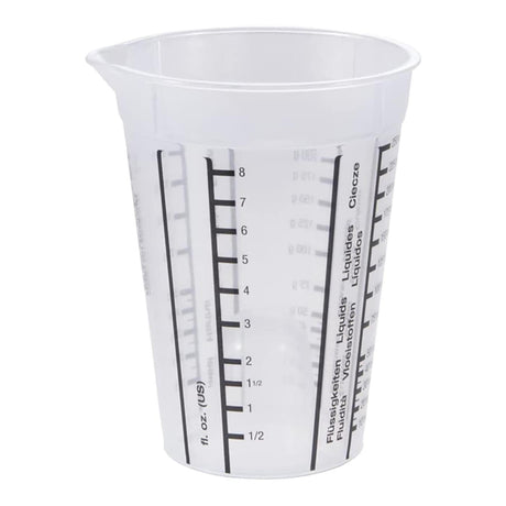 Plastikowa miarka Keeper 0,25l ã˜8,5x11,5cm przezroczysta