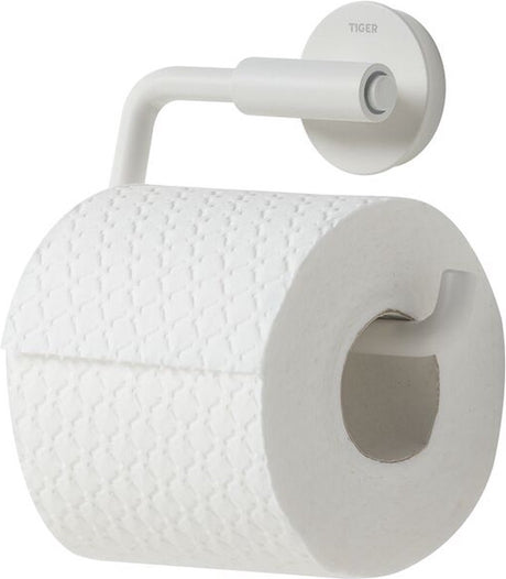 Tiger Urban - uchwyt na papier toaletowy bez klapki - uchwyt na papier toaletowy - bez wiercenia - wiercenie lub klejenie - kolor biały