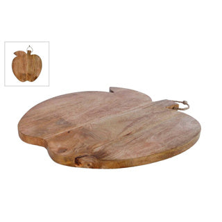 Deska przystawek jabłko 36x34x2 cm mango | 2 szt