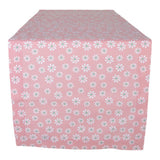 Daisy flowers tafelloper roze 50x140 cm | 3 stuks