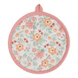 Freddie pannenlap onderzetter rond roze 20 cm | 3 stuks