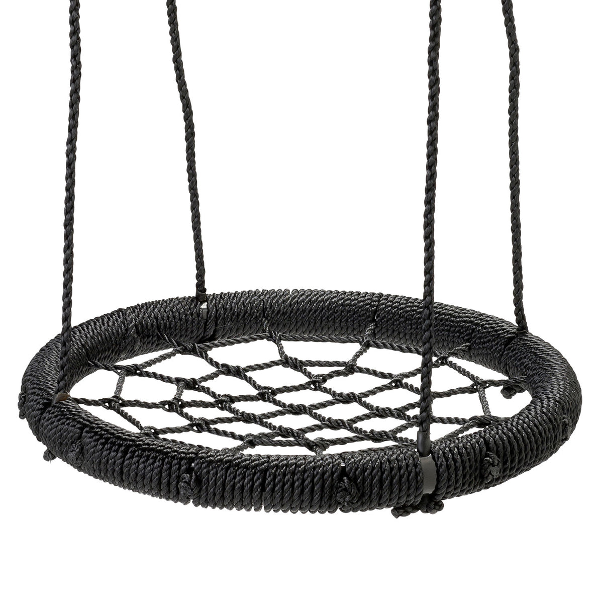 Huśtające się gniazdo kołyszące się czarne, 60 cm