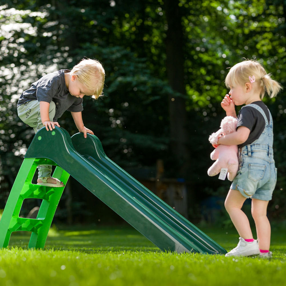 Swinging Slide ze schodami zielonymi