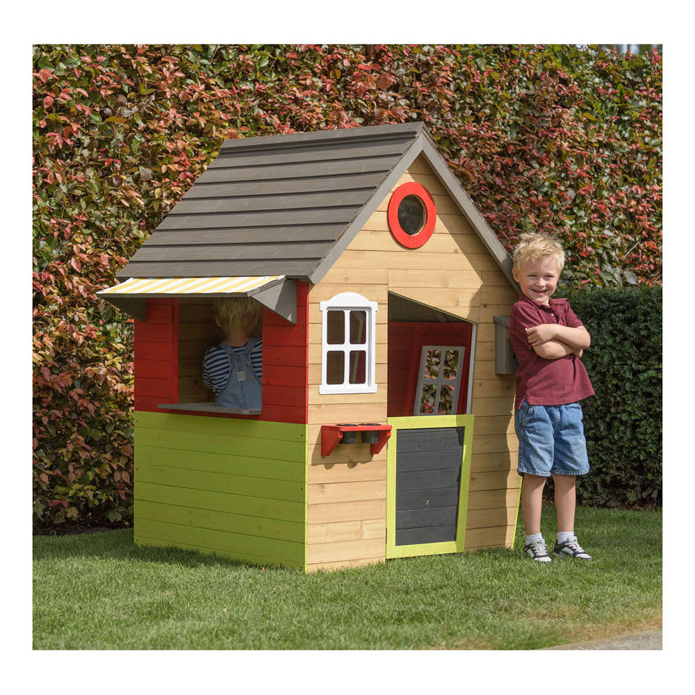 Huśtający się bajka drewniana playhouse