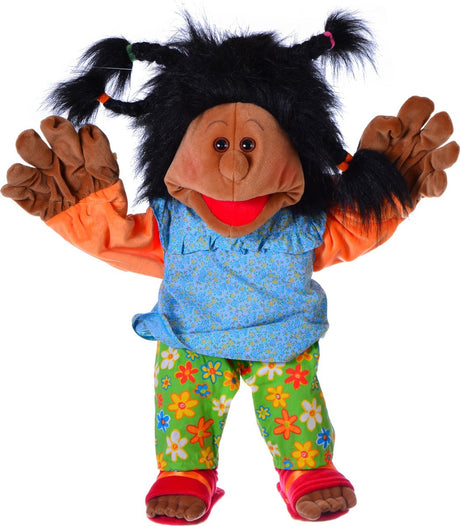 Żywe lalki Żywa rękawiczka lalek marionetka maggy 65cm