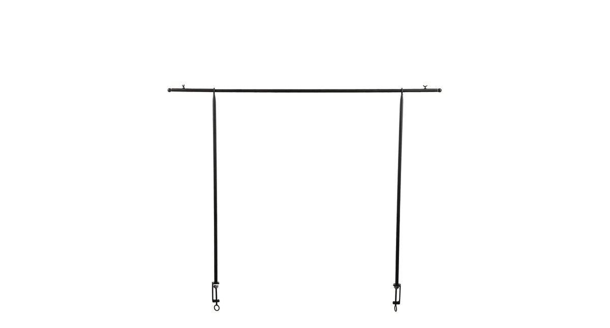 Tafel klem hanger zwart - h110cm, max. l250cm