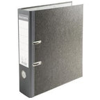Ordner exacompta prem touch a4 80 mm karton, pp staand grijs 2-rings 20 stuks