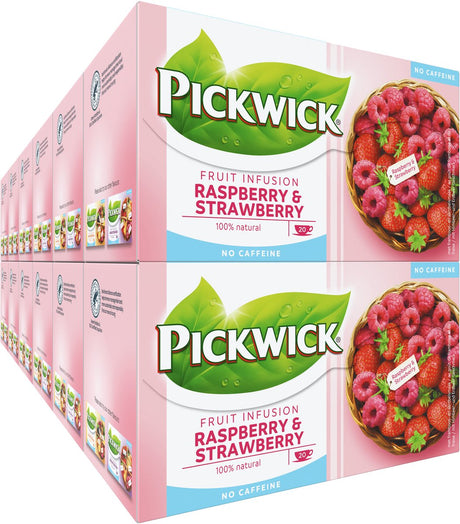 Herbata owocowa Pickwick napar malinowo-truskawkowy - 12 x 20 torebek