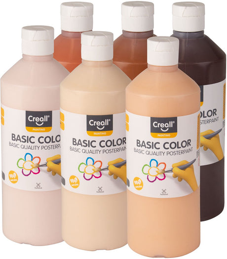 Zestaw farb szkolnych Creall Kolory Świata, 6x500ml
