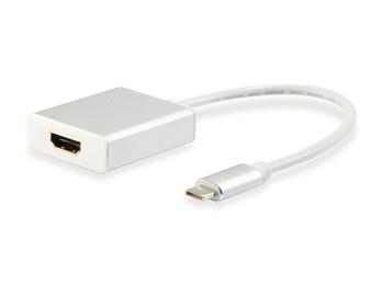 Equip 133452 Adapter USB typu C męski na żeński HDMI, 15 cm