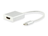 Equip 133452 Adapter USB typu C męski na żeński HDMI, 15 cm