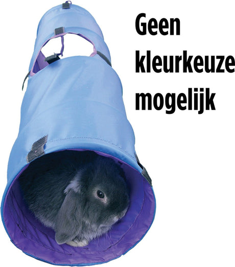 Tunel dla królika palisander - zabawki dla królików - 90 x 20 x 20 cm