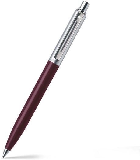 Długopis Sheaffer Sentinel 321 - bordowy, szczotkowany, chromowany, chromowany