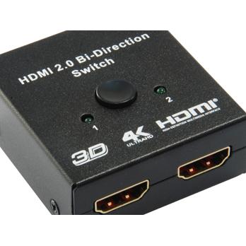 Wyposaż przełącznik dwukierunkowy HDMI 332723