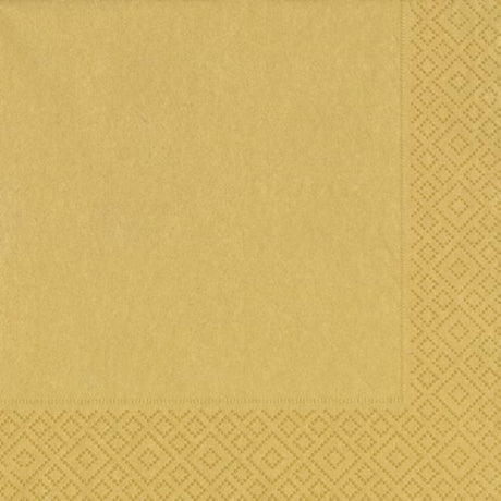 Serwetki Duni 33x33cm złote