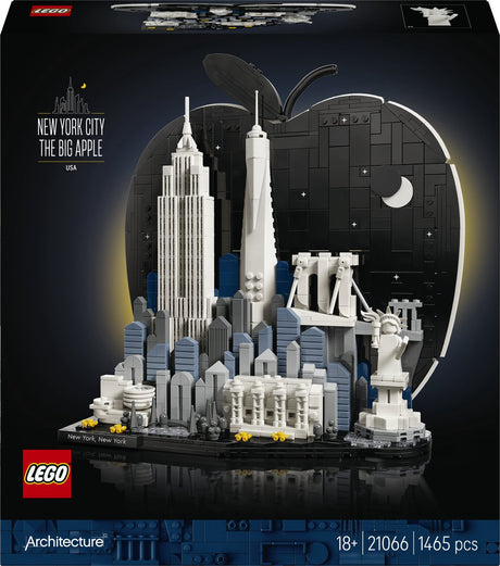 Lego Architecture Nowy Jork – zestaw do budowania wielkiego jabłka – 21066