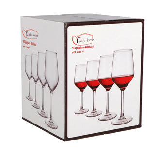 Codzienne domowe kieliszki do wina 480 ml, zestaw 4 szt. | 6 sztuk
