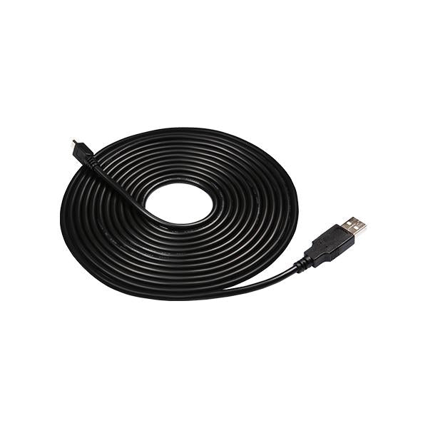 Transcend TS-DPL3 Podwójna ładowarka samochodowa USB do DrivePro, kabel 8 m 4 m, USB typu A do Micro B