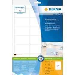 Białe etykiety adresowe Herma 8632