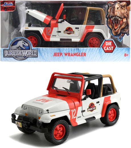 Zabawki Jada - świat jurajski 1992 - jeep wrangler - 1 24