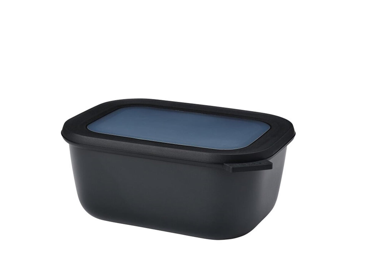 Mepal multi miska cirqula prostokątna 1500ml - nordycka czerń 21,2x16,2x8,9cm