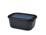 Mepal multi miska cirqula prostokątna 1500ml - nordycka czerń 21,2x16,2x8,9cm