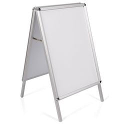 Znak chodnikowy bi-office biały 594 x 841 mm (szer. x wys.)