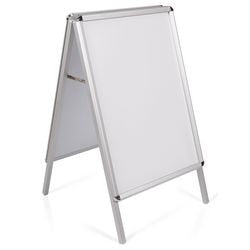 Znak chodnikowy bi-office biały 745 x 1255 mm (szer. x wys.)