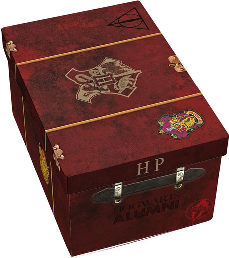 Walizka Harry Potter Hogwart - zestaw upominkowy premium, pakiet fanowski, czerwony