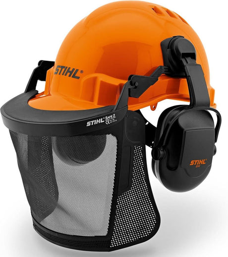 Stihl – zestaw kasków – z ochronnikami słuchu – z wizjerem