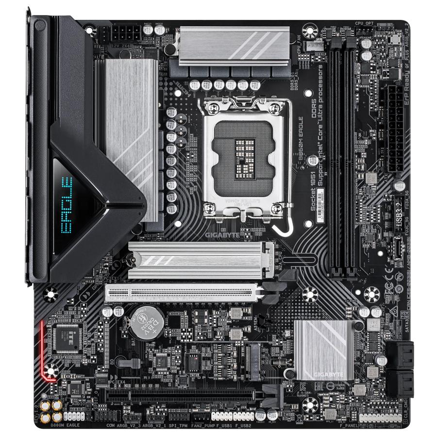 Gigabyte b860m eagle, matx, intel lga1851, b860, 2x ddr5, 2,5 gbe, usb type-c, pcie 5.0