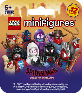Minifigurki Lego z serii Spider-Vers — zestaw zawierający 1 z 12 figurek — 71050